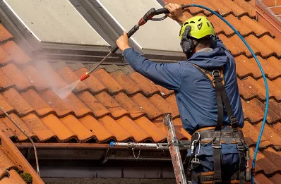 Démoussage et hydrofuge de toiture à Ambleville